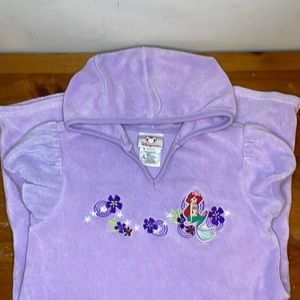 Little Mermaid Lavender Swimsuit Coverup, Kids size M (7/8)